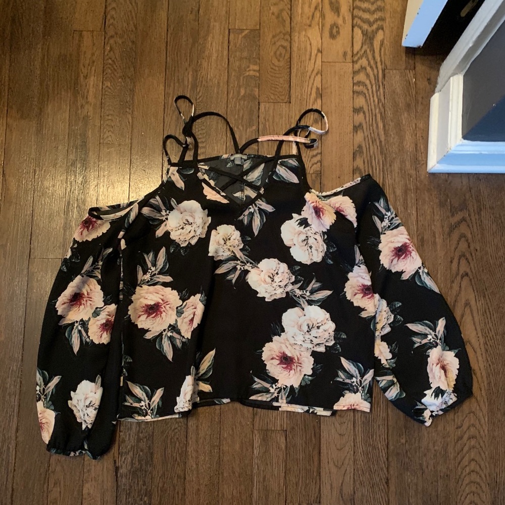 Floral Off the Shoulder Top
